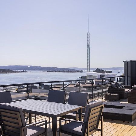 Tjuvholmen / Aker Brygge - Most Expensive Area In Oslo! Appartement Buitenkant foto